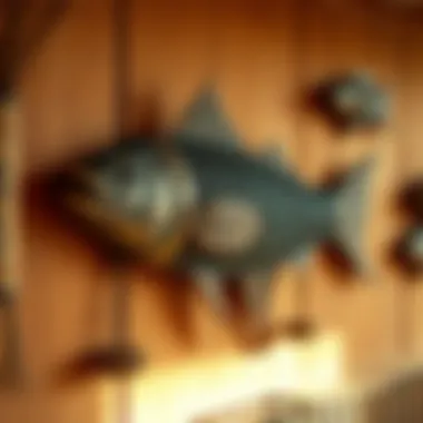 Cultural Heritage in Wooden Fish Art Traditional wooden fish wall art representing cultural heritage