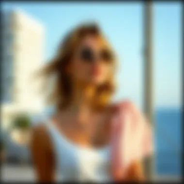 Stylish summer outfit featuring breathable fabric