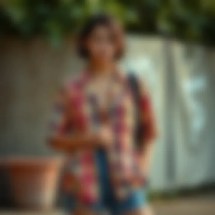 Versatile clothing options for summer days