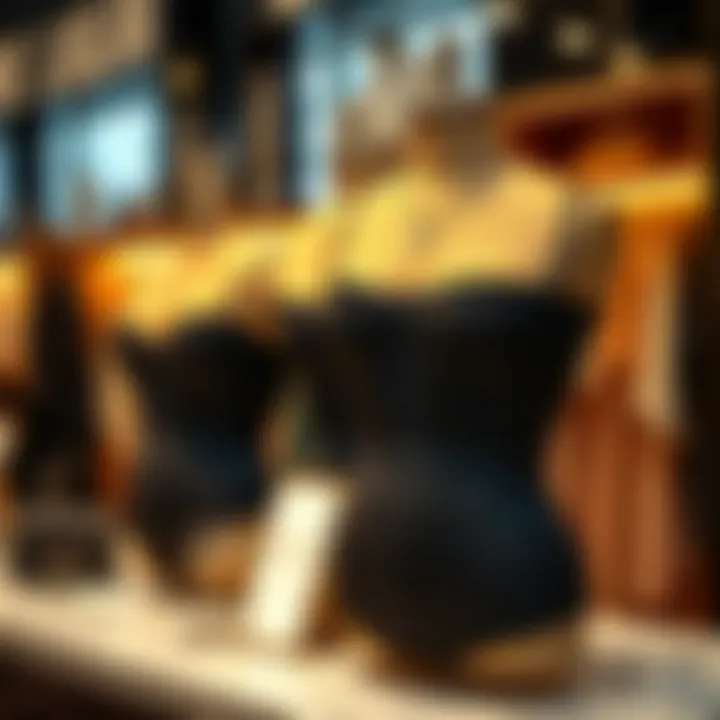 Stylish waist trainers displayed in a chic fashion setting