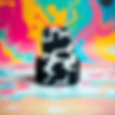 Chic Cow Print Case for iPhone X Stylish cow print case for iPhone X on a vibrant background