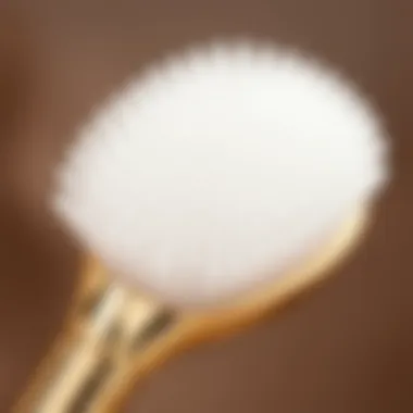 Ergonomic Excellence of the Metene Brush Close-up view showcasing the ergonomic design of the Metene brush