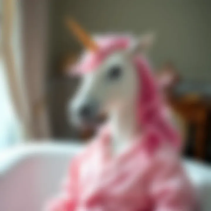 Cultural Significance of Unicorns Illustration A whimsical illustration showcasing the cultural significance of unicorns