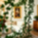 Luxurious Ivy Arrangement Luxurious arrangement of artificial ivy strands in a sophisticated setting