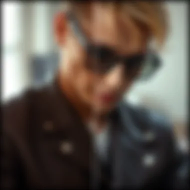 Before and after leather repair using match and patch tape