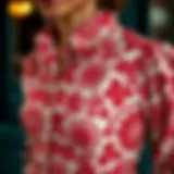 Chic Tunic Dress Patterns Detailed view of a chic tunic dress with intricate patterns