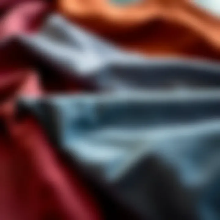 Various fabric swatches ideal for tunic dresses