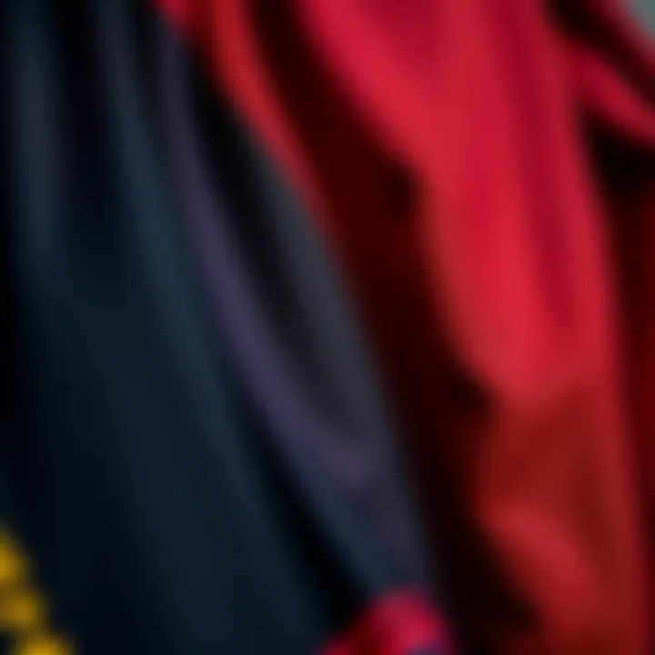 Diverse Fabric Textures Close-up of fabric textures and patterns of a high-waisted skirt set