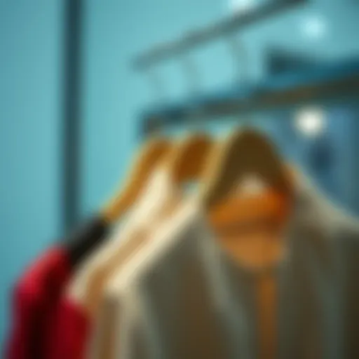 Elegant design of collapsible hangers showcasing modern aesthetics