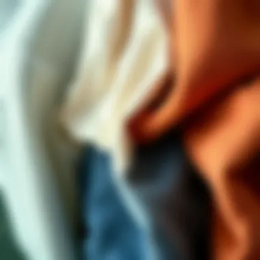 Different fabric texture samples of cotton cardigans for plus sizes