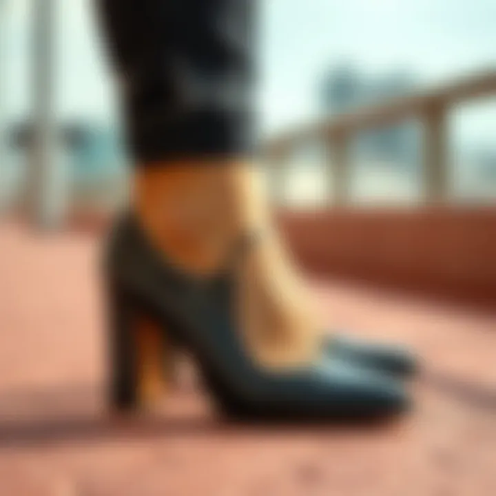 Versatile mid heel dress shoes suitable for various occasions