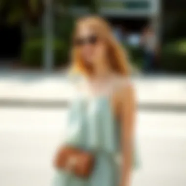 Chic Accessories for Midi Dress Chic accessories complementing a summer midi dress