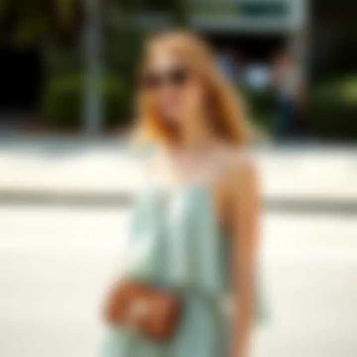 Chic Accessories for Midi Dress Chic accessories complementing a summer midi dress