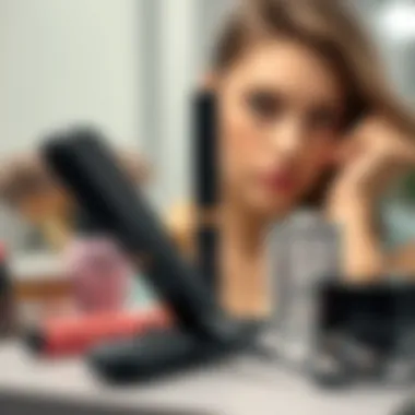 Maintenance tools and products for flat iron care