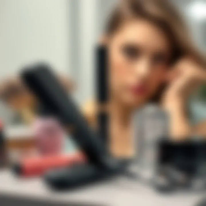 Maintenance tools and products for flat iron care