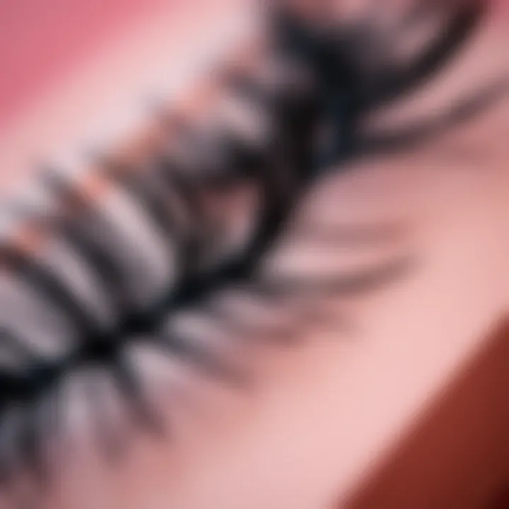 Materials used in crafting fluffy mink lashes