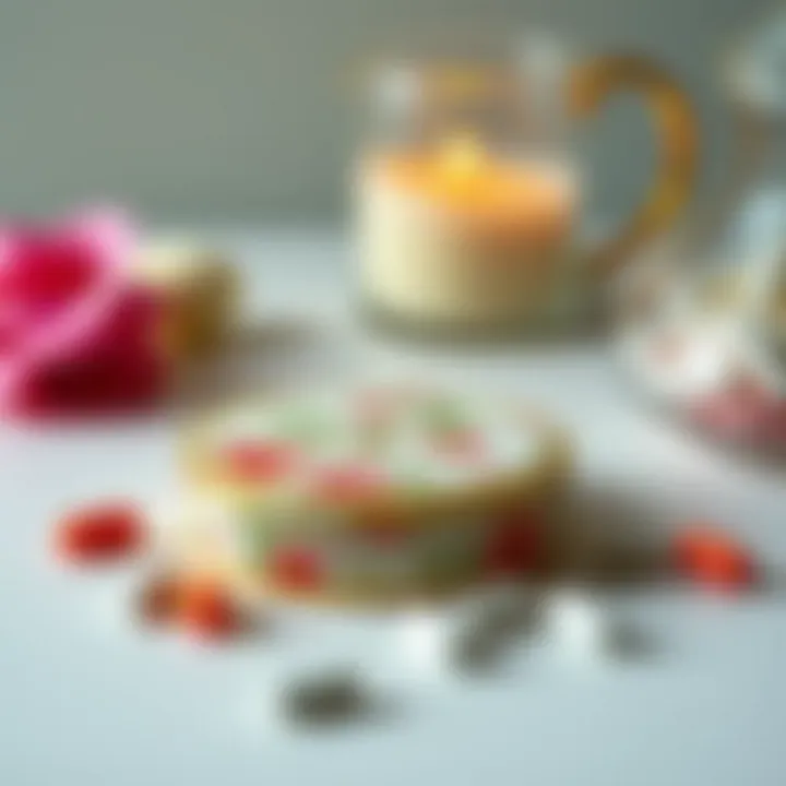 Elegant pill organizer with floral design