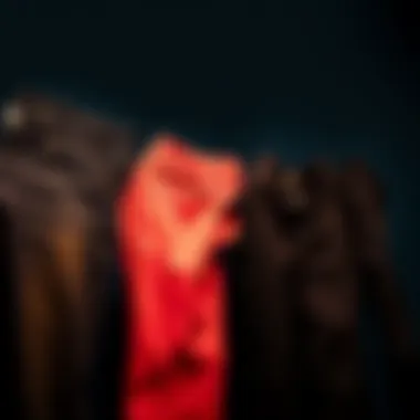 A collection of various goth jeans showcasing different colors and fits.