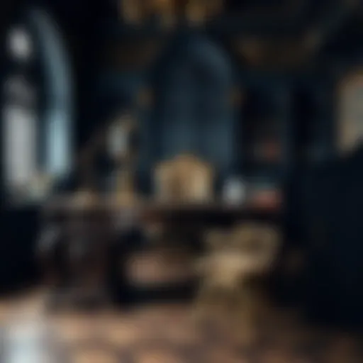 Ornate Gothic Desk Design Gothic office desk with ornate details