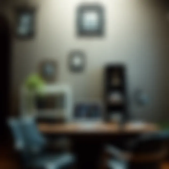 Richly textured gothic wall decor