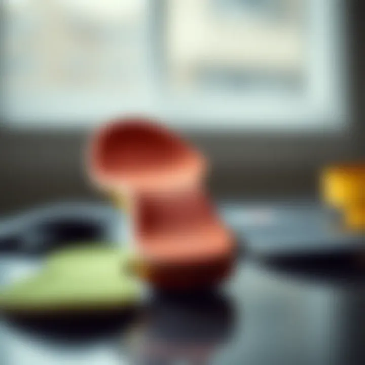 Various types of insoles designed for overpronation