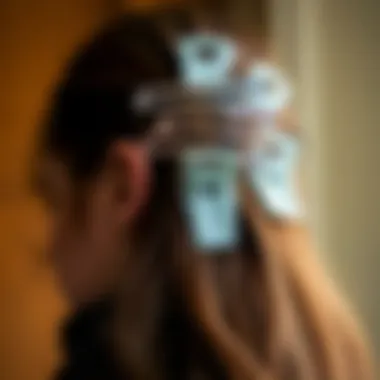 A collection of hair claw clips illustrating their practical applications