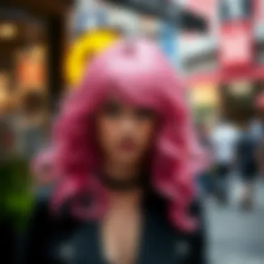 Customer wearing Haircube wig in everyday setting