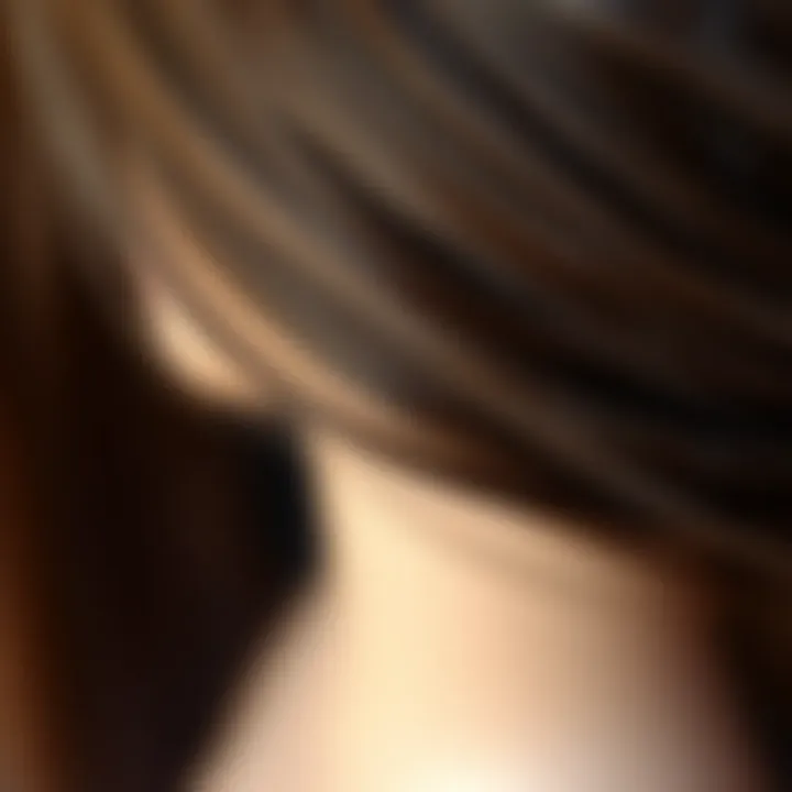 Close-up view of Haircube wig texture and quality