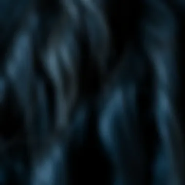 Close-up of various materials used in hairpieces showcasing texture and quality.