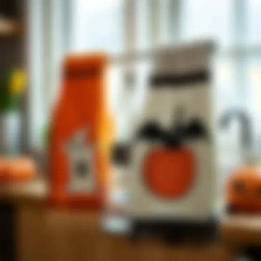 Spooky Halloween kitchen towels featuring ghost and pumpkin designs