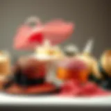 A collection of elegant hats suitable for a tea party