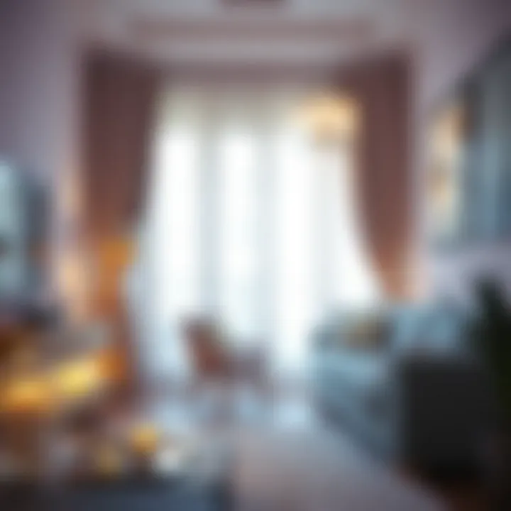 A stylish home decor piece featuring luminous beads as decorative accents