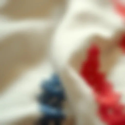 A close-up view of a unique fabric texture used in Jack and Kate clothing