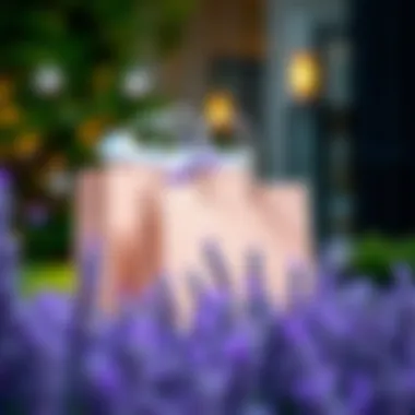 Lavender Gift Bags for Corporate Events and Promotions Lavender paper gift bags in a corporate gifting context