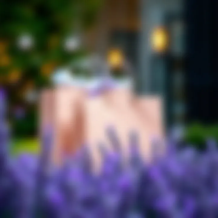 Lavender Gift Bags for Corporate Events and Promotions Lavender paper gift bags in a corporate gifting context