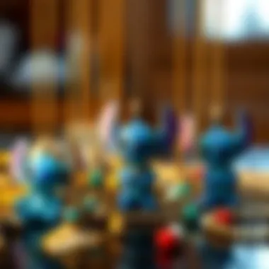 A collection of Lilo and Stitch necklaces reflecting diverse designs and styles.