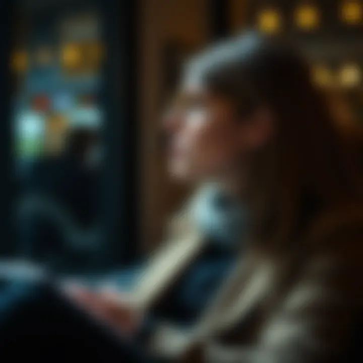 Reflecting on Financial Objectives A person reflecting on financial goals with a notepad