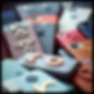 Diverse Materials for Personalized iPhone Cases Variety of materials used in personalized iPhone cases