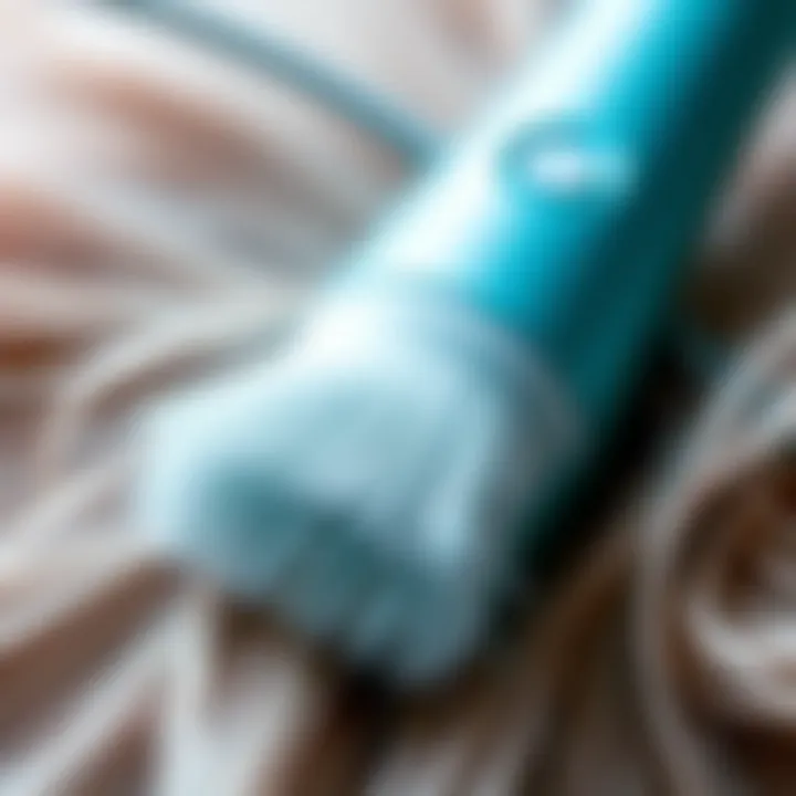 Materials Behind the Magic Close-up of the materials used in static electricity pet hair removers.