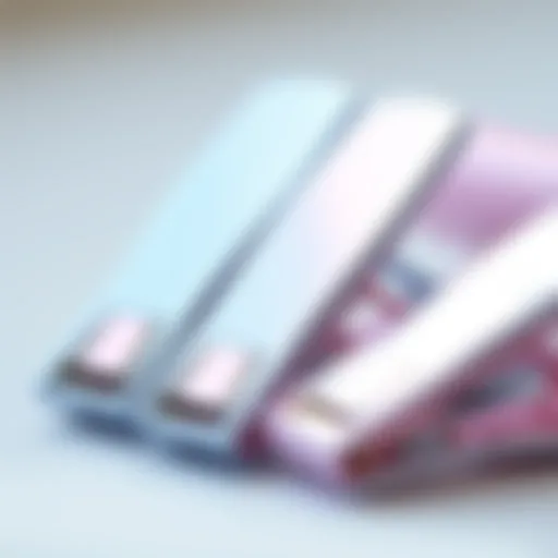 Close-up view of nail remover clips showcasing their sleek design