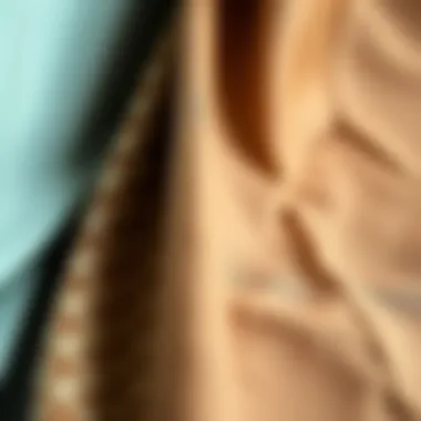 A close-up of fabric swatches reflecting sustainability in fashion