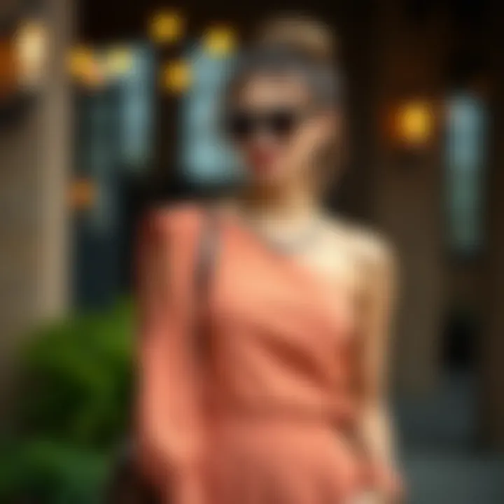 A stylish one shoulder jumpsuit paired with complementary accessories