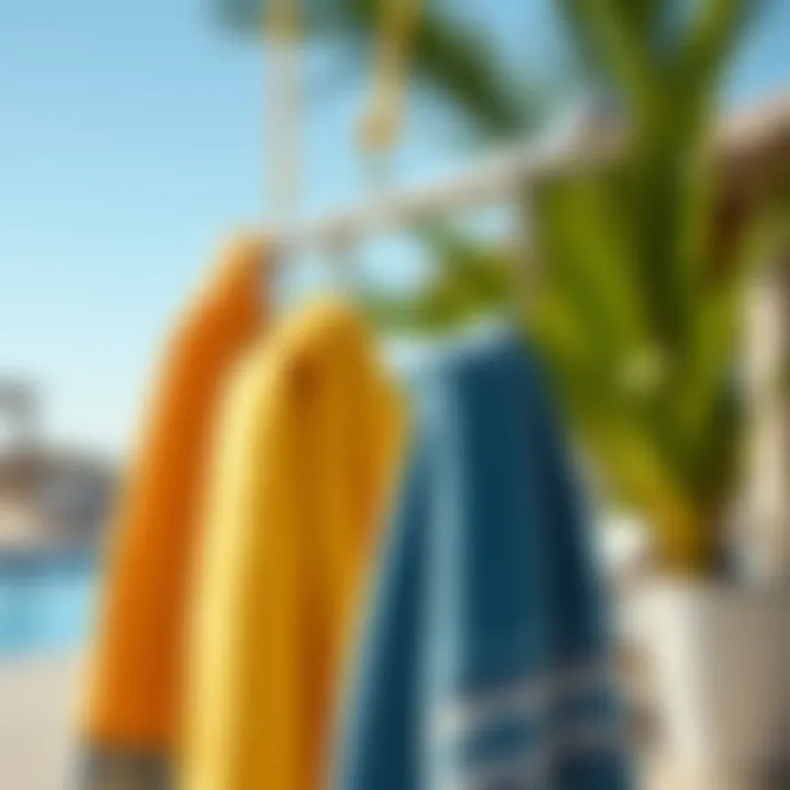 Durable materials for outdoor towel hooks