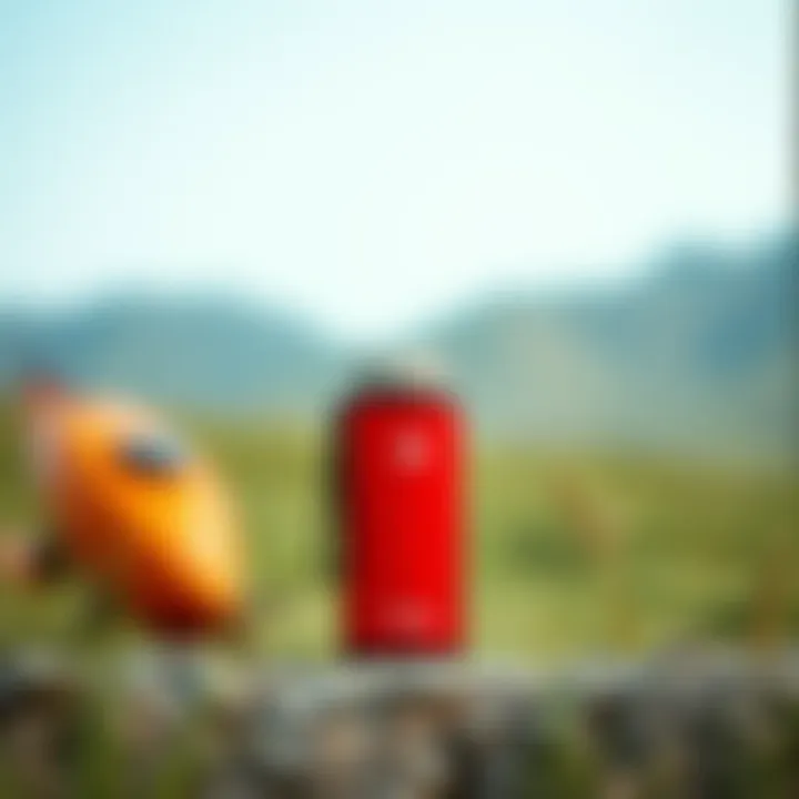 Portable Flasks in Trendy Outdoor Lifestyle Portable flasks integrated in a trendy outdoor lifestyle