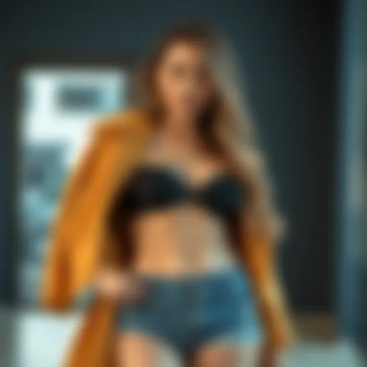 Styling solutions featuring slimming thong underwear in various outfits