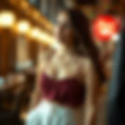 Historical evolution of spaghetti crop top designs