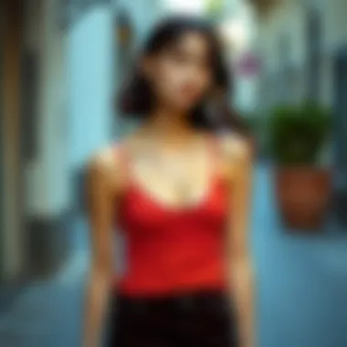 Fashion Pairings Fashion-forward styling options for the spaghetti strap racerback tank