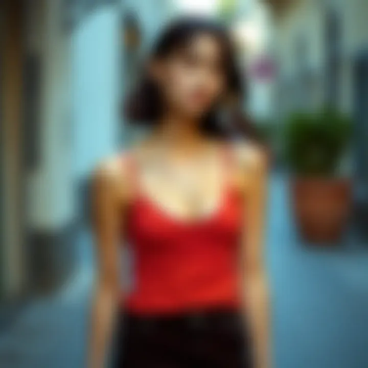 Fashion Pairings Fashion-forward styling options for the spaghetti strap racerback tank