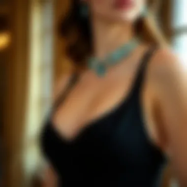 Stylish accessories complementing bodycon dress