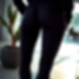 Elegant heart butt leggings showcased in a modern athleisure setting